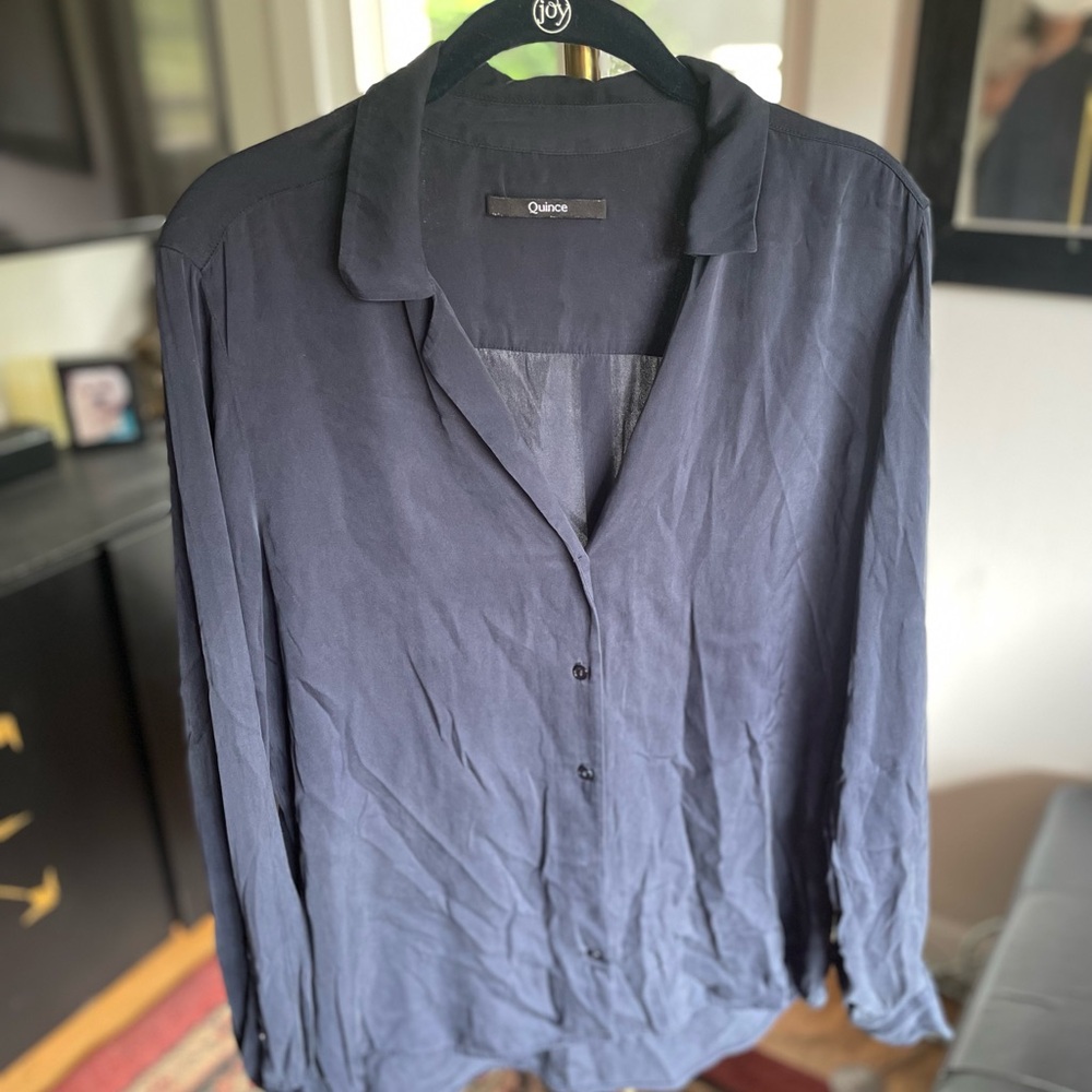Quince Midnight Blue Shirt
